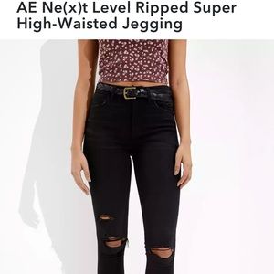 AE Ne(x)t Level Ripped Super High-Waisted Jegging